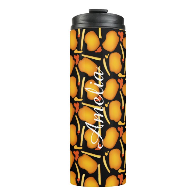 Fried Chicken Bites And Potato Fries Thermal Tumbler (Front)