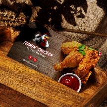 Fried Chicken Business | Modern Wood Barcode