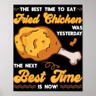 Fried Chicken Chickenarian Marinated Meal Snack Cr Poster