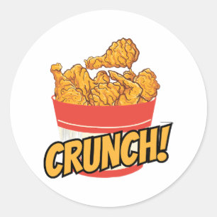 Fried-chicken Classic Round Sticker