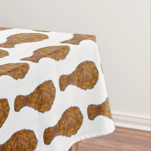 Fried Chicken Drumstick Leg Soul Food Foodie Cook Tablecloth