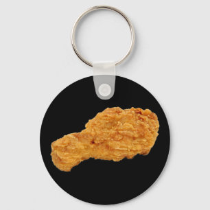 Fried Chicken Drumstick T Shirt Keychain