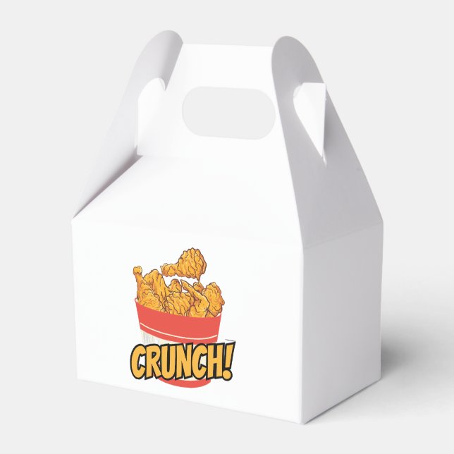 Fried-chicken Favor Box (Front Side)