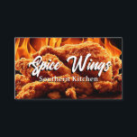 Fried Chicken Fire Background Business Card<br><div class="desc">Fried Chicken Fire Background Business Card for those in the restaurant and food industries. For added quality pair this design with a premium paper stock. For any design requests please contact me. ©2010 Joshua Martin</div>
