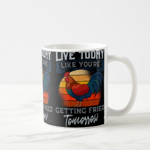 Fried Chicken Food Lover Restaurant Dish Chef Kitc Coffee Mug