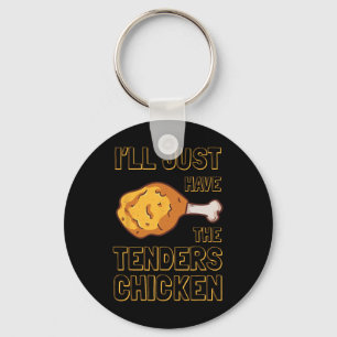 Fried Chicken Marinated Juicy Coated Meal Crunchy  Keychain