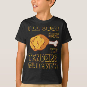 Fried Chicken Marinated Juicy Coated Meal Crunchy T-Shirt
