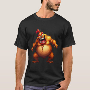 FRIED CHICKEN MONSTER Summer Vacation Fashion T-Shirt