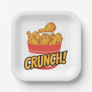 Fried-chicken Paper Plate