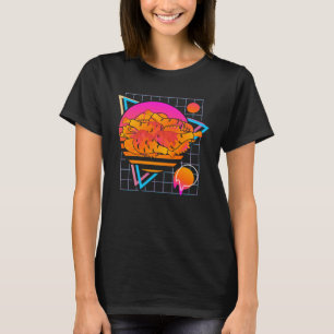 Fried Chicken Retro 80s Style Vintage T-Shirt