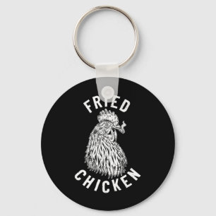 Fried Chicken Smoking Joint Funny Weed Lover _3 Keychain