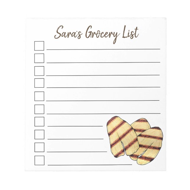 Fried Cypriot Halloumi Grilling Cheese Vegetarian Notepad (Front)