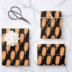 Fried Dough On A Stick Wrapping Paper Sheet
