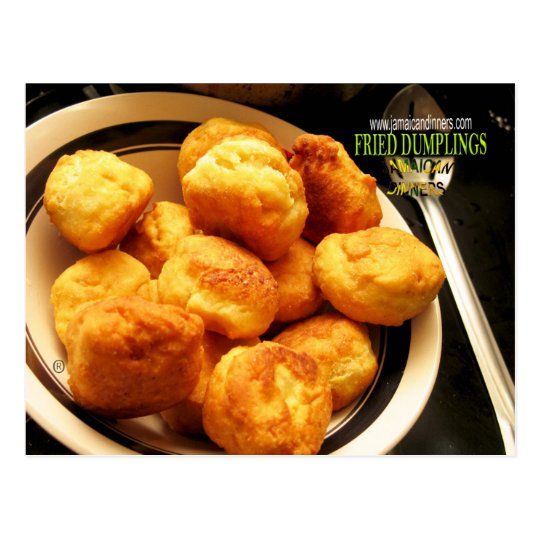 Fried Dumplings Johnny Cake Postcard