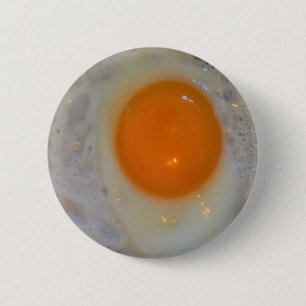 Fried egg 2 inch round button