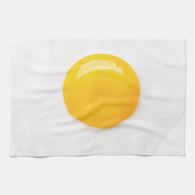 FRIED EGG 2      KITCHEN TOWEL (Horizontal)