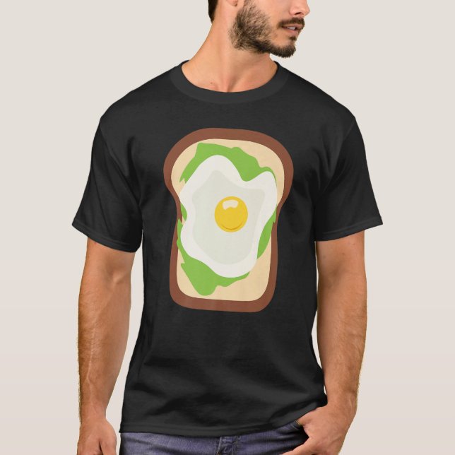Fried Egg Avocado T-Shirt (Front)