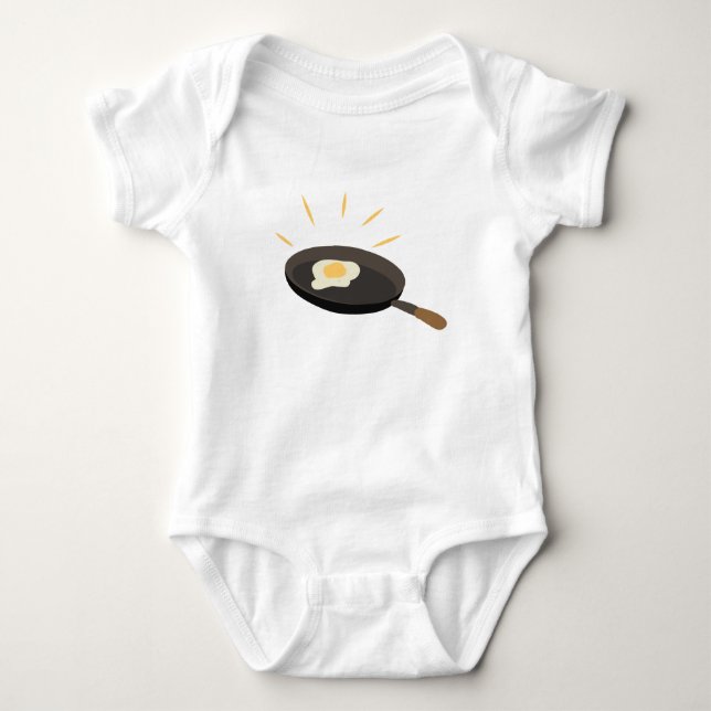Fried Egg Baby Bodysuit (Front)
