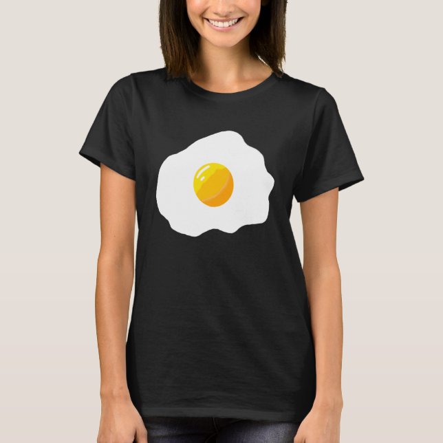 Fried Egg Breakfast Egg White Egg Yolk Fried Egg C T-Shirt (Front)