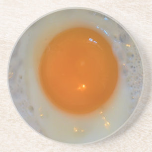 Fried egg coaster