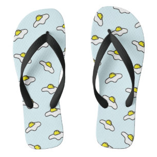 Fried Egg Flip Flops