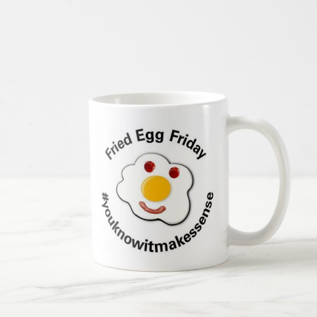 Fried Egg Friday Coffee Mug (Right)