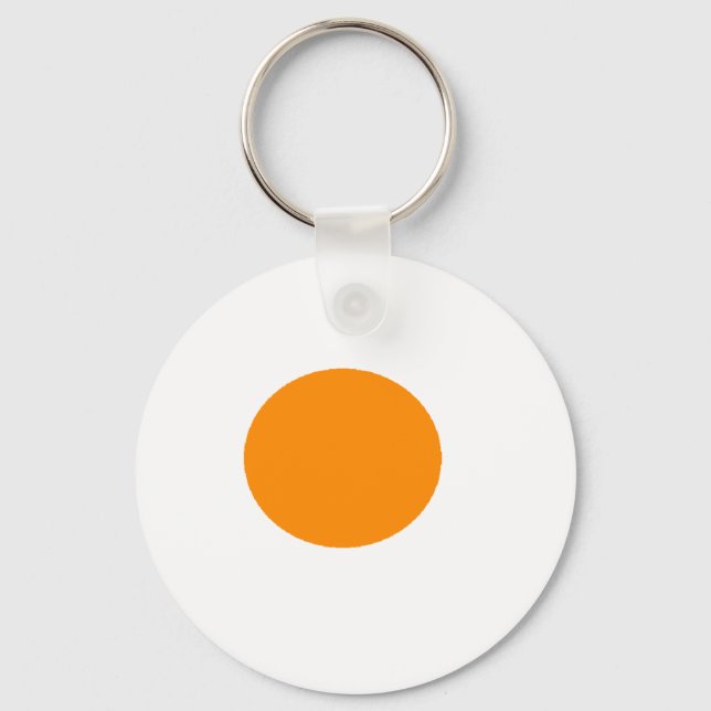 fried egg keychain (Front)