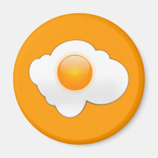 Fried Egg Magnet (Front)