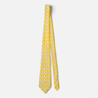 Fried Egg Pattern Funny Birthday BBQ Humour Tie