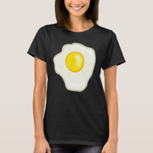 Fried Egg Shirt Cool Sunny Side Up Egg Lovers Tee