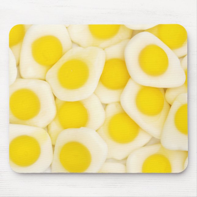 fried egg sweets mouse mat (Front)