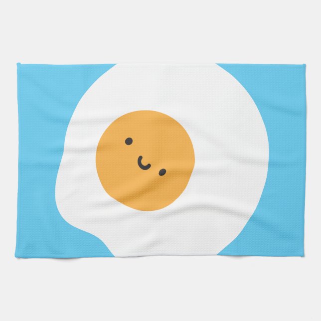 Fried Egg Tea Towel (Horizontal)