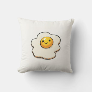 FRIED EGG THROW PILLOW