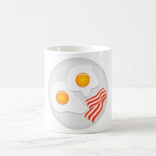 Fried Eggs and Bacon Breakfast Coffee Mug