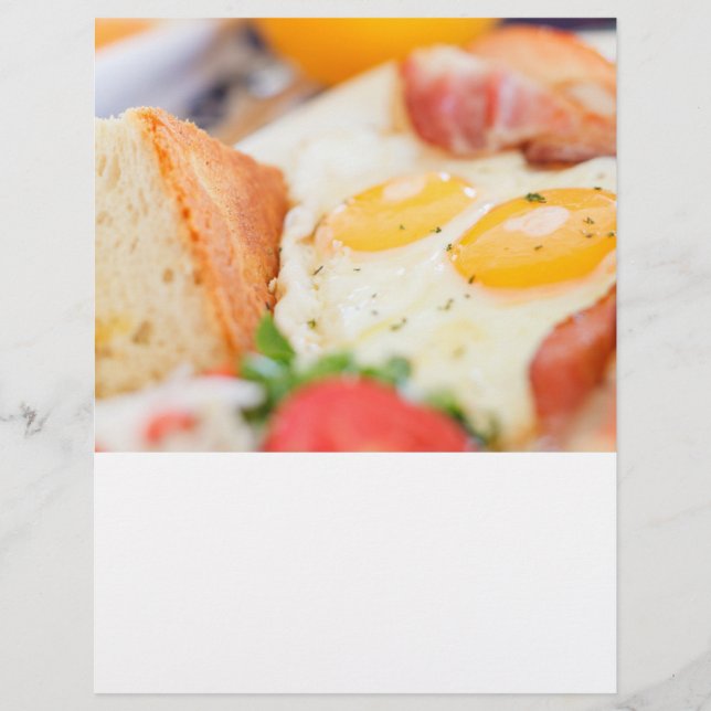 Fried eggs flyer (Front)