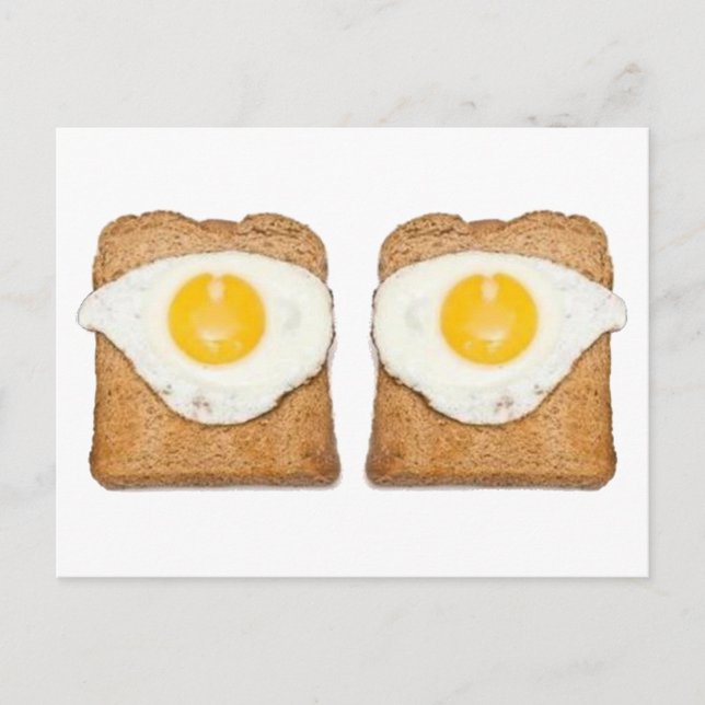 Fried Eggs Postcard (Front)