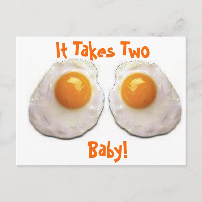 Fried Eggs Postcard (Front)