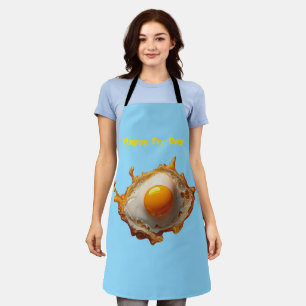 Fried Eggs Sunny side Up Happy Fry Day Apron