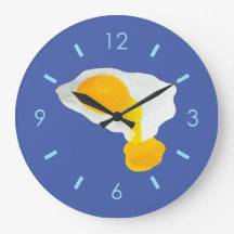 'Fried Eggs' Wall Clock