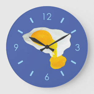 'Fried Eggs' Wall Clock
