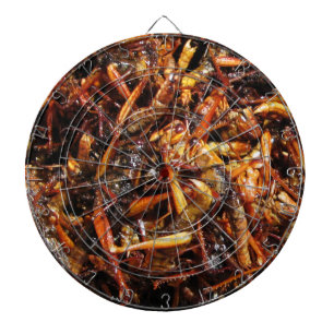 Fried Grasshopper (Takkataen Thot) Asian Food Dartboard