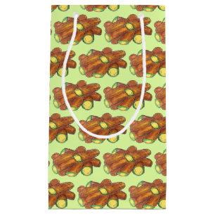 Fried Jalapeño Poppers Green Hot Jalapeno Pepper Small Gift Bag