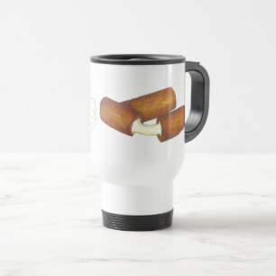 Fried Mozzarella Cheese Sticks Junk Food Foodie Travel Mug