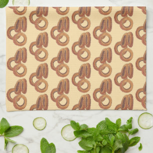 Fried Onion Rings Junk Fast Food Foodie Print Kitchen Towel