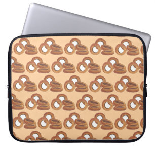 Fried Onion Rings Junk Fast Food Foodie Print Laptop Sleeve