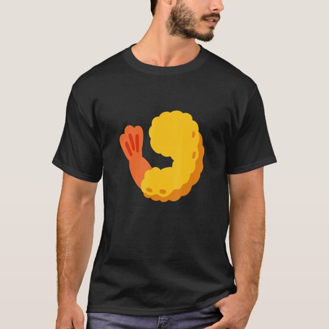 Fried Shrimp Shrimp Tempura Prawn Costume T-Shirt (Front)