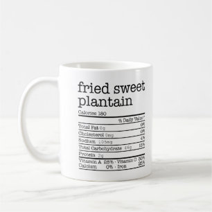 Fried Sweet Plantain Nutrition Facts Thanksgiving Coffee Mug