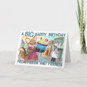 Frieda Tails Carte d'anniversaire