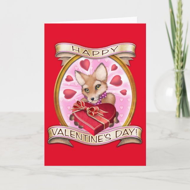 Frieda Tails Valentine's Day card (Front)