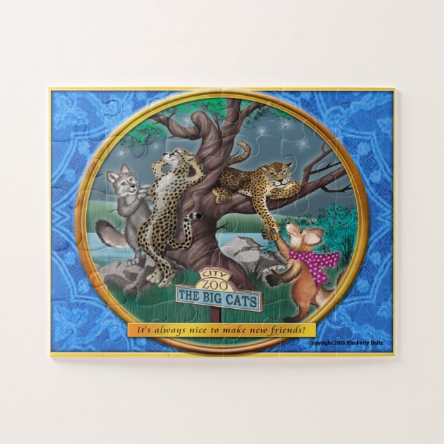 Frieda va au puzzle de zoo (Horizontal)